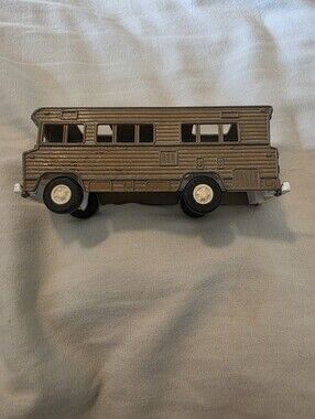 1970s Tootsietoy "Camper" RV Motorhome Die-Cast Toy - Brown